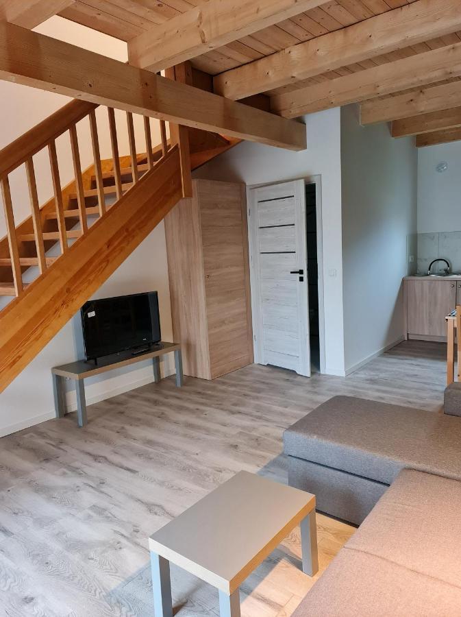 Domki Osada Kalinowa Leba Nowecin Sauna ภายนอก รูปภาพ